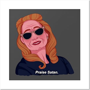 Praise Satan Posters and Art